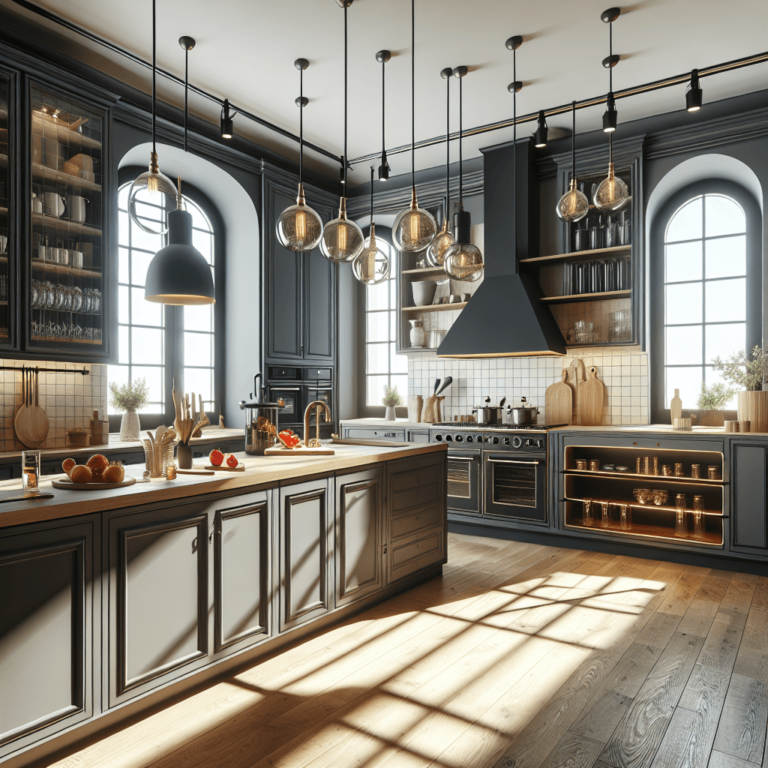 anthrazitfarbene Anrichte Küche-Dresden