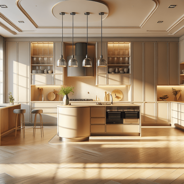 beige Amerikanische Küche-Dresden