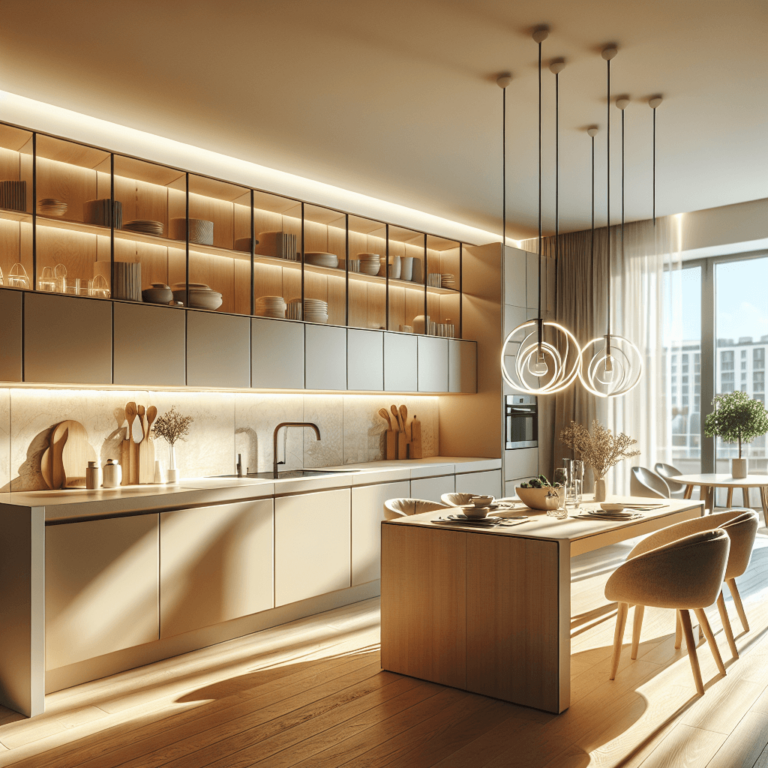 beige einzeilige Küche-Dresden