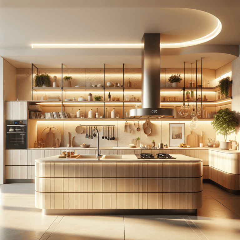 beige mehrzeilige Küche-Dresden