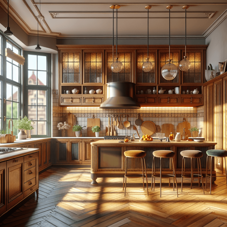 braune Retro Küche-Dresden