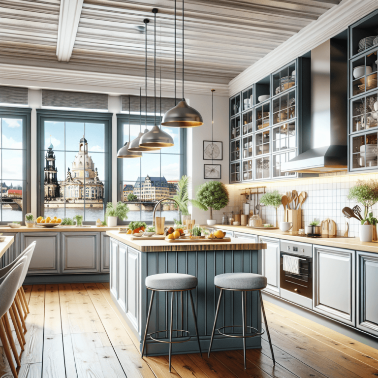 bunte Amerikanische Küche-Dresden