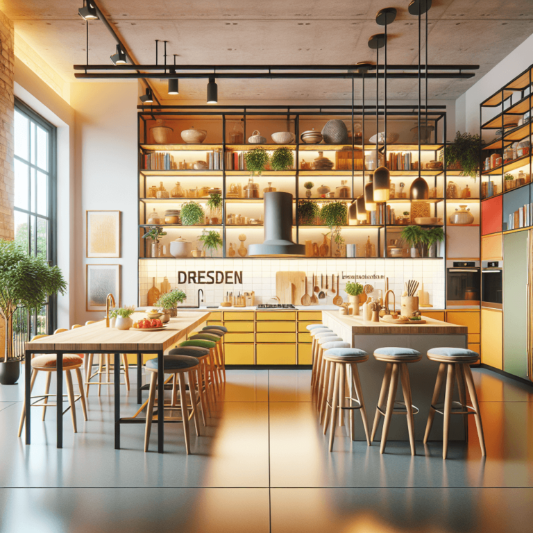 bunte Küche im asiatischen Stil-Dresden