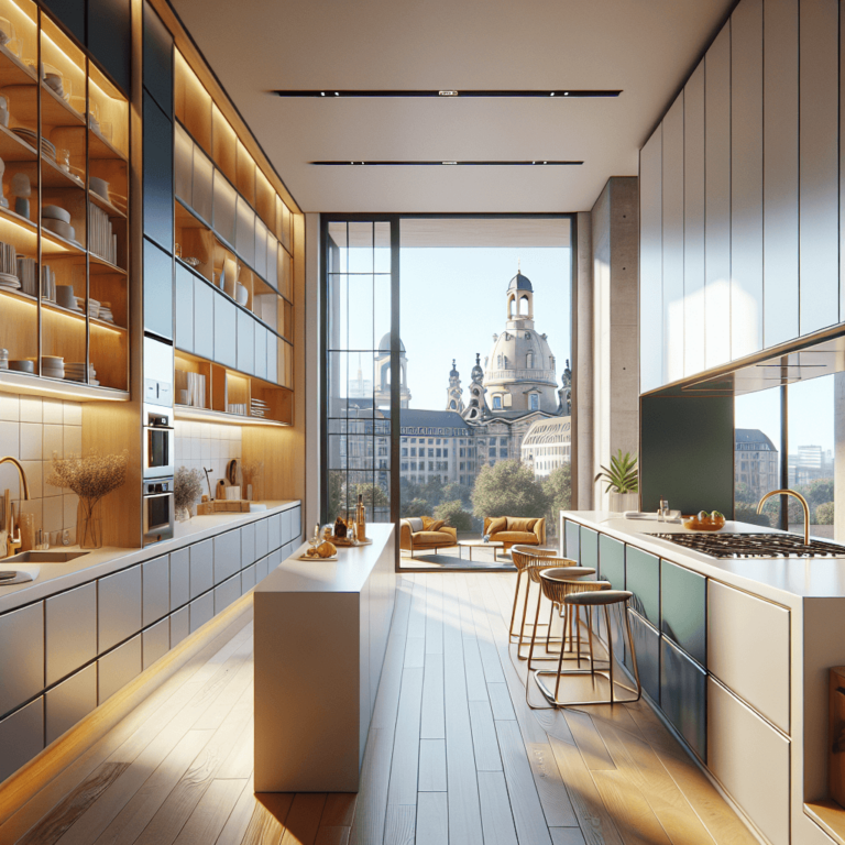 bunte Küche in G-Form-Dresden