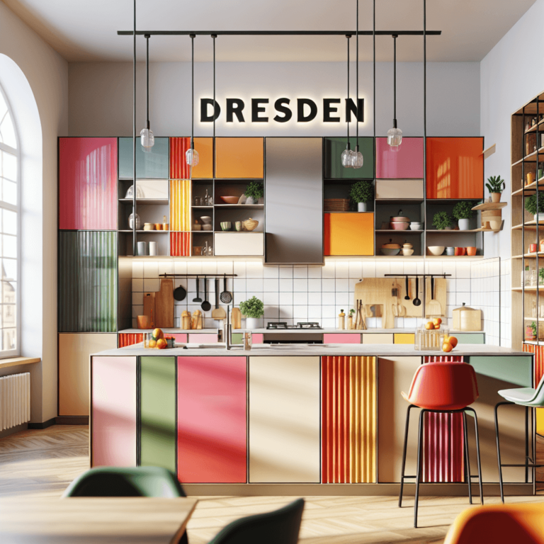 bunte Modulare Küche-Dresden