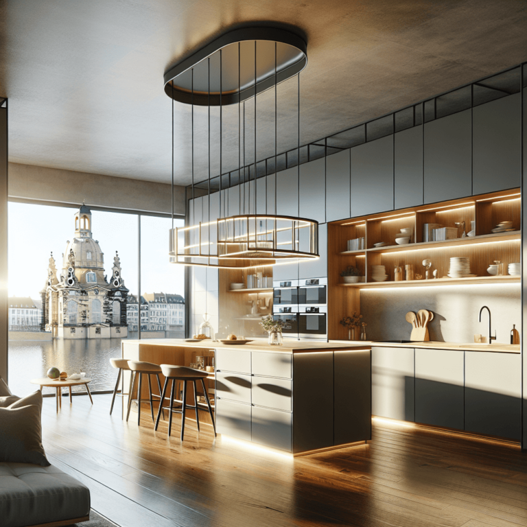 bunte Schwebende Küche-Dresden