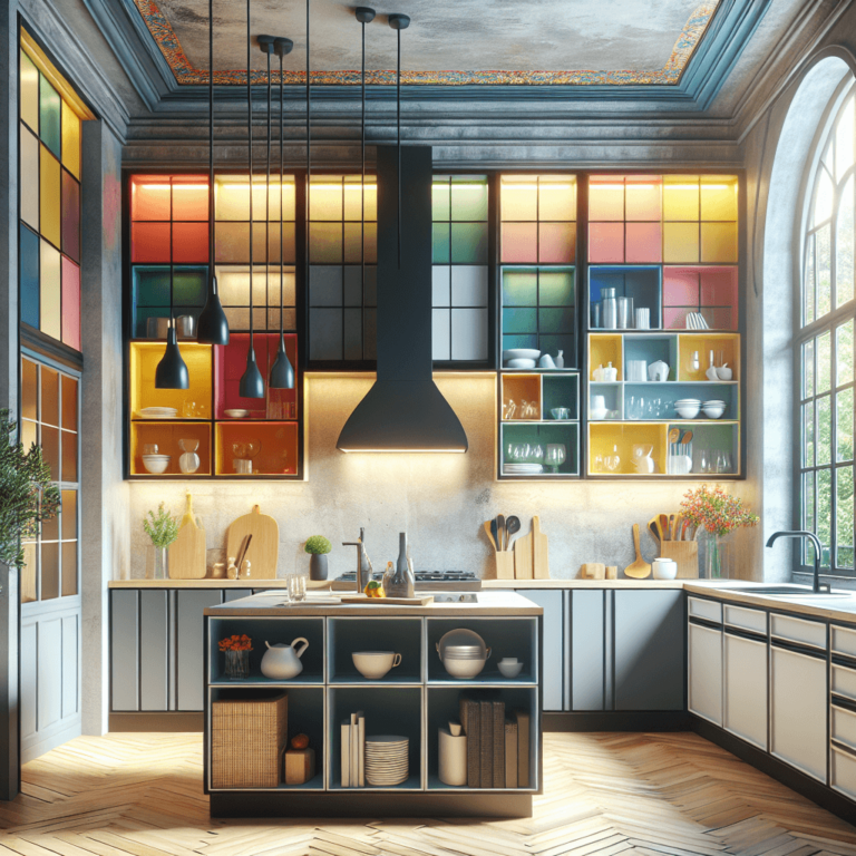 bunte Singleküche-Dresden