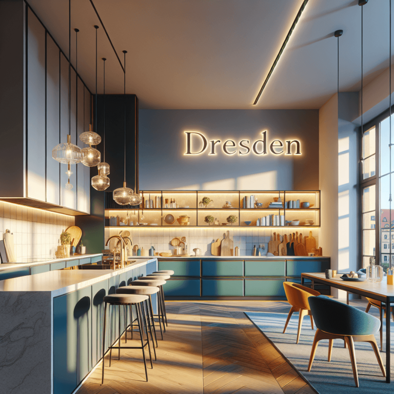 bunte Wohnküche-Dresden