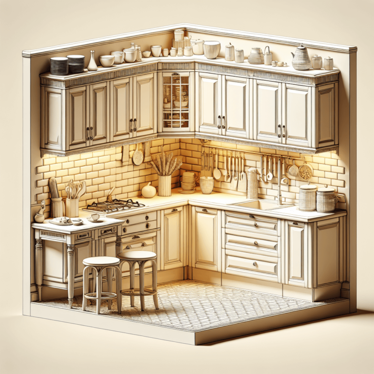 cremefarbene Eck-Küche-Dresden