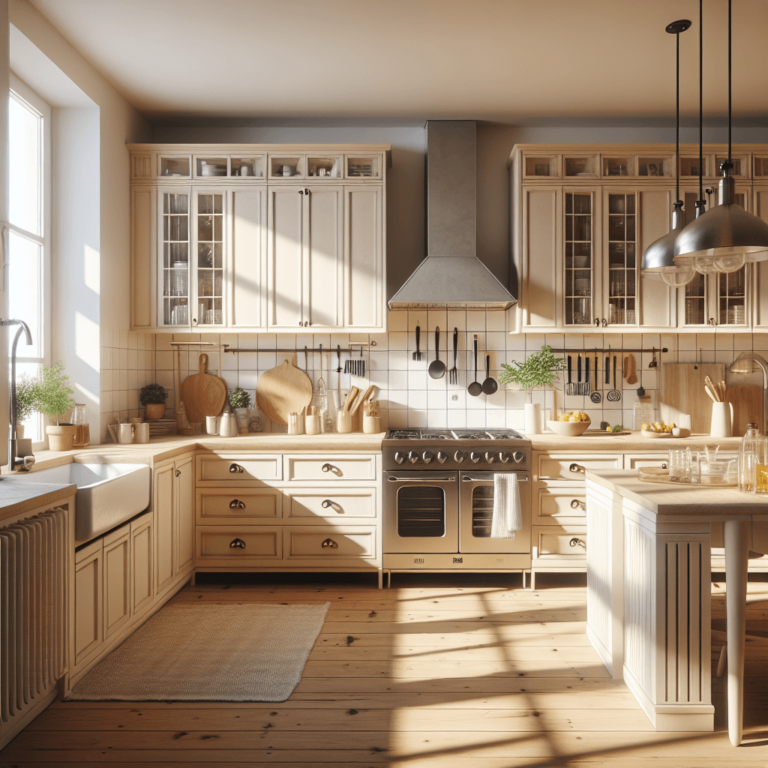 cremefarbene Industrial Style Küche-Dresden