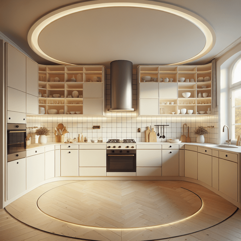 cremefarbene Rondell Küche-Dresden