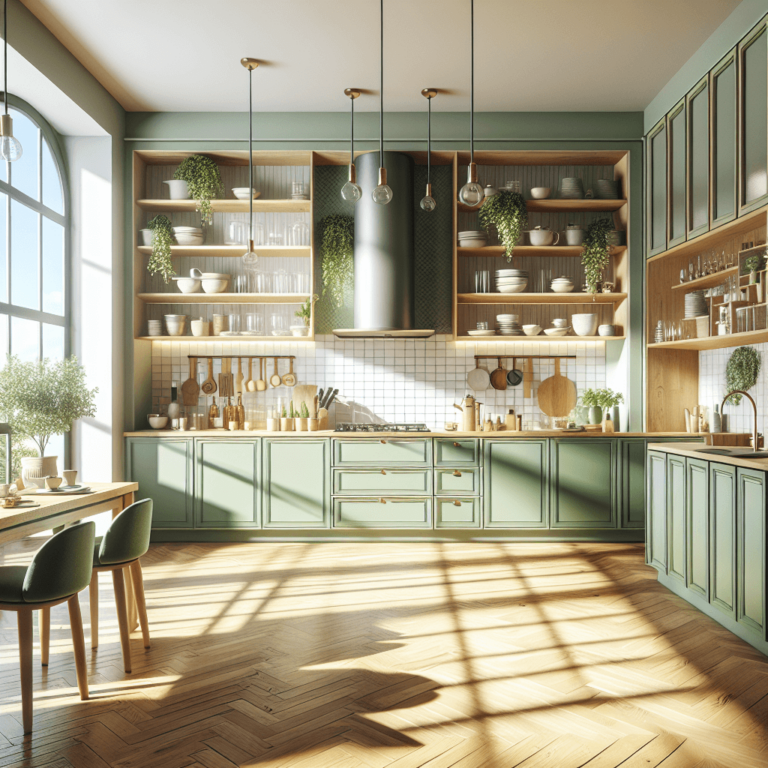 grüne Design Küche-Dresden