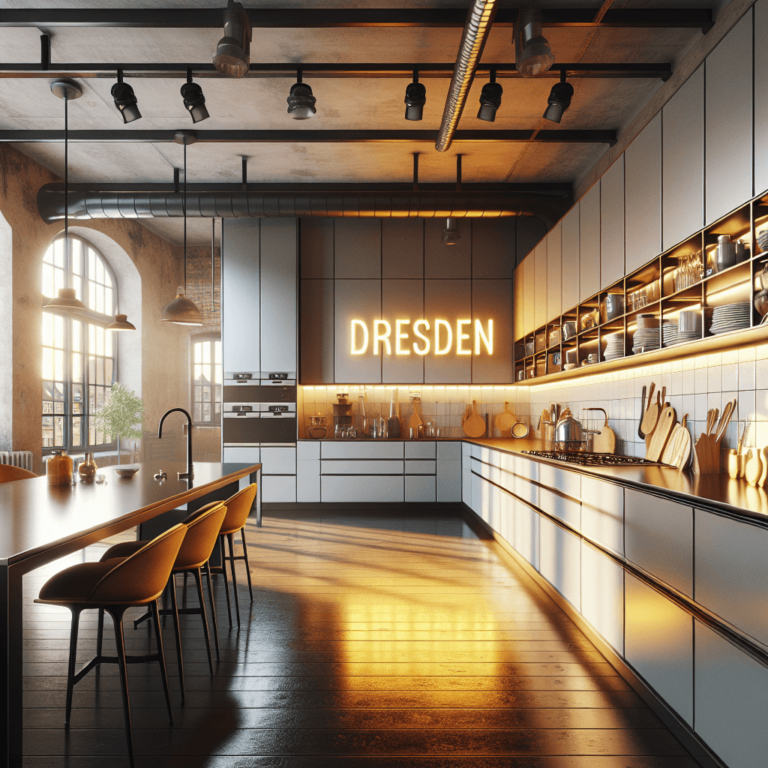 hochglanz Industrial Style Küche-Dresden
