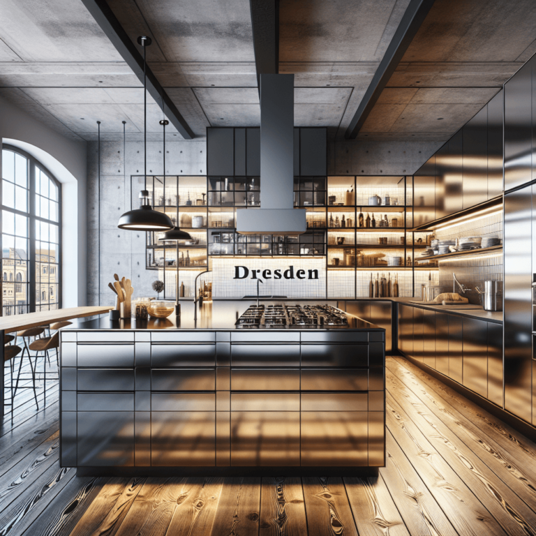 hochglanz Industrielle Küche-Dresden