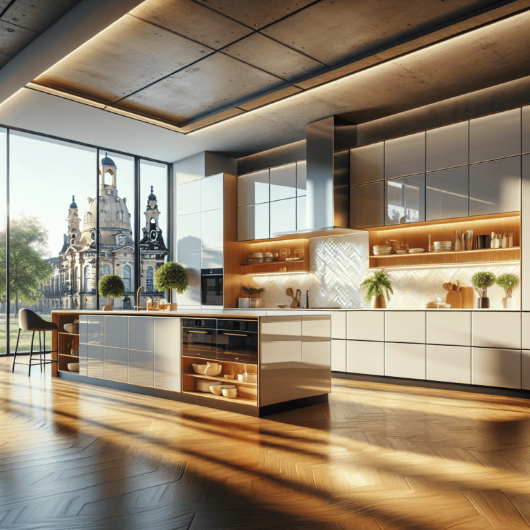 hochglanz Küche in U-Form-Dresden