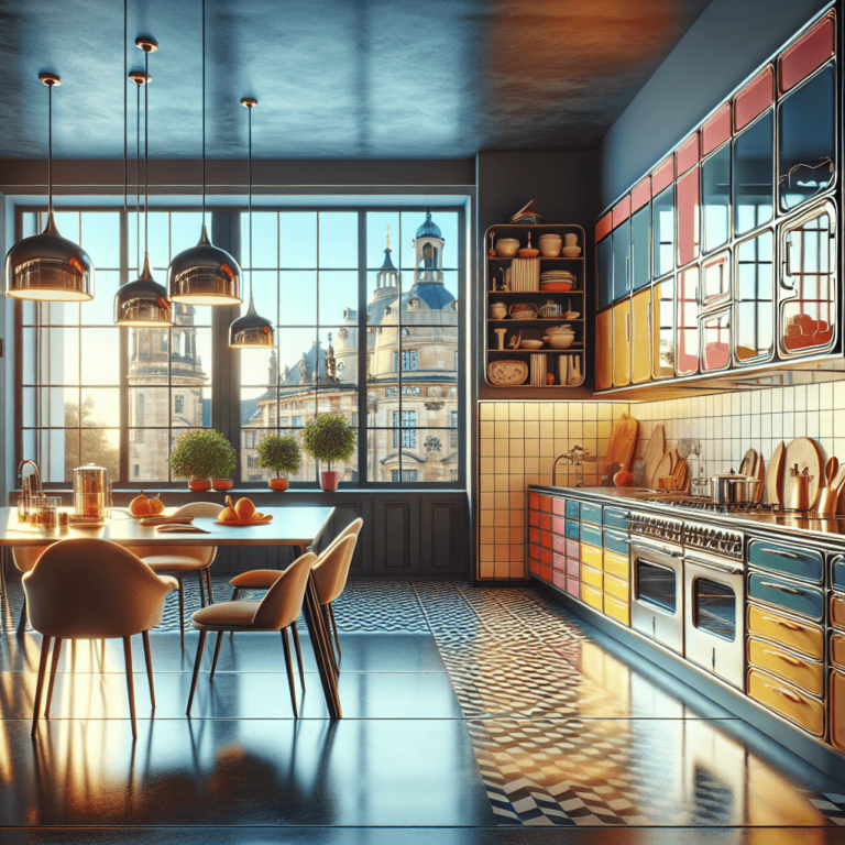 hochglanz Retro Küche-Dresden