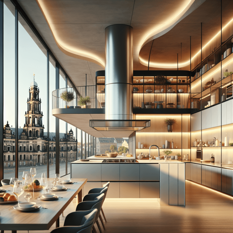 hochglanz mehrzeilige Küche-Dresden