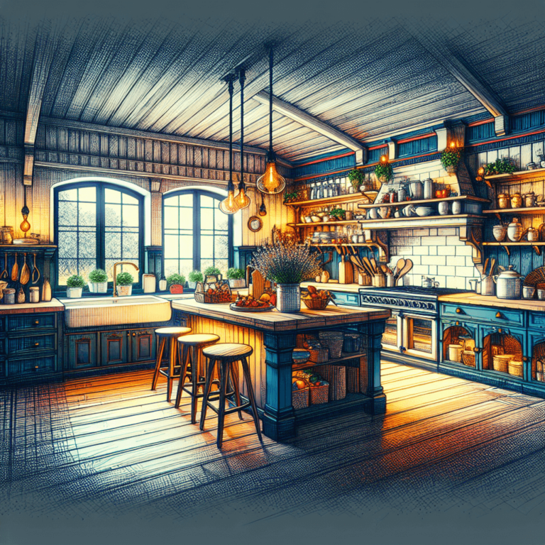 matte Küche im Bauernhausstil-Dresden