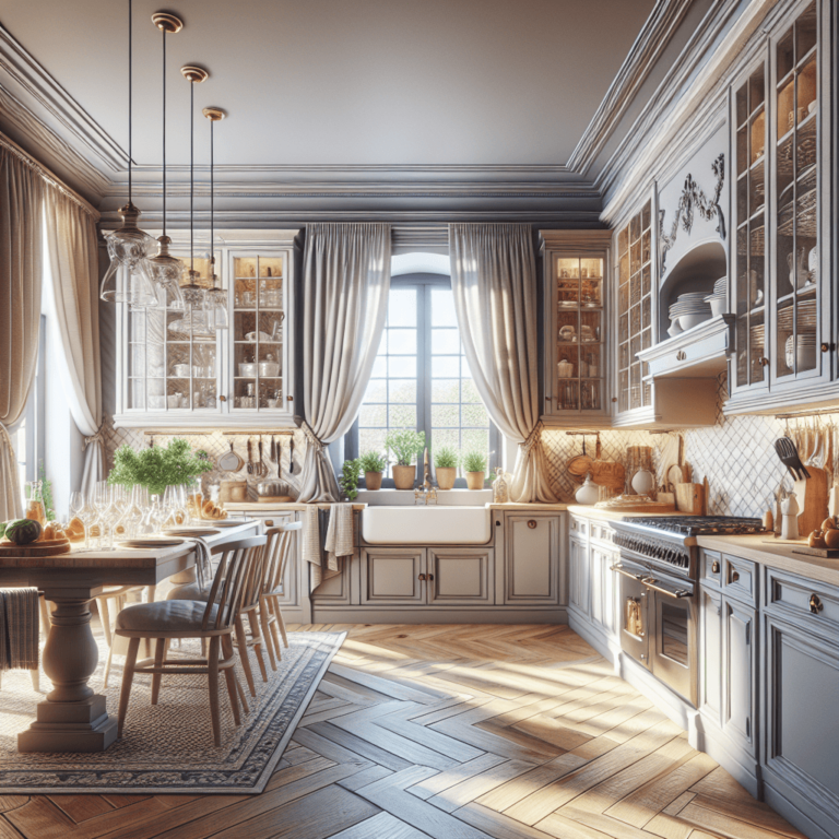 matte Küche im Vintage Chic Stil-Dresden