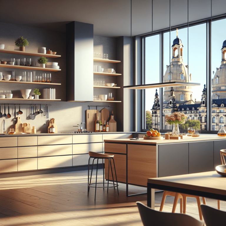 matte Küche im skandinavischen Stil-Dresden