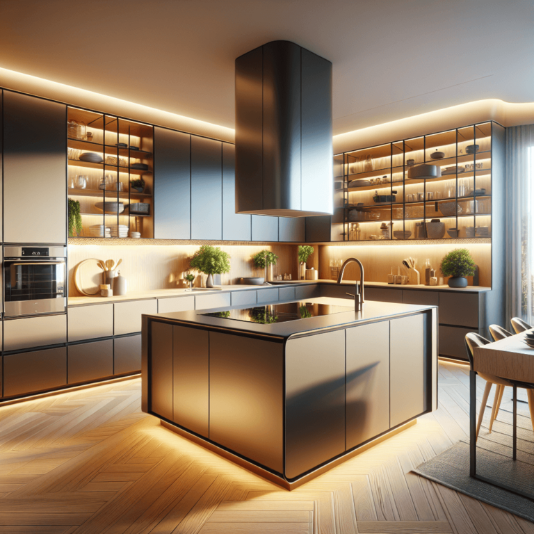 matte Küche in U-Form-Dresden