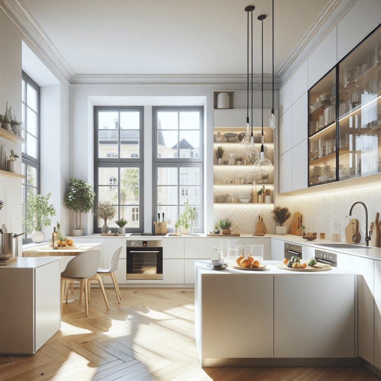 weiße Anrichte Küche-Dresden