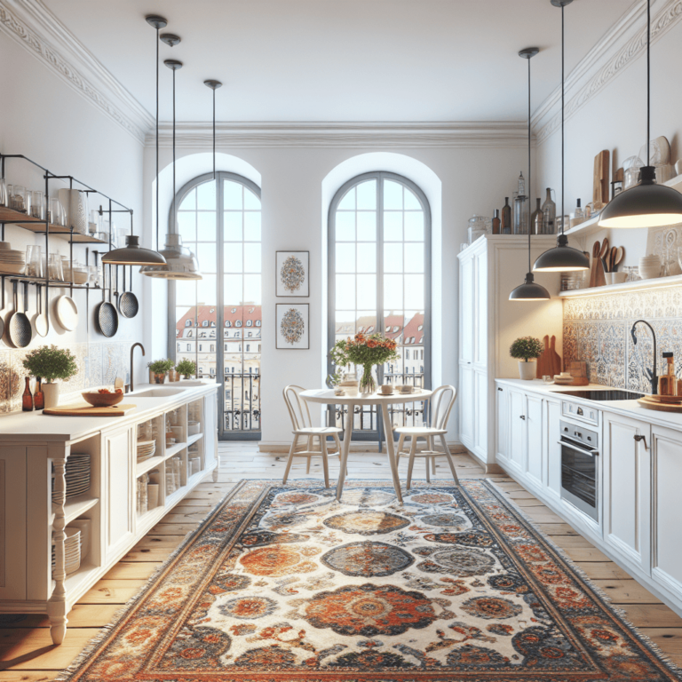 weiße Boho Style Küche-Dresden