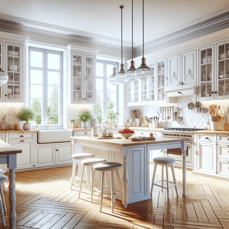 weiße Landhausküche-Dresden