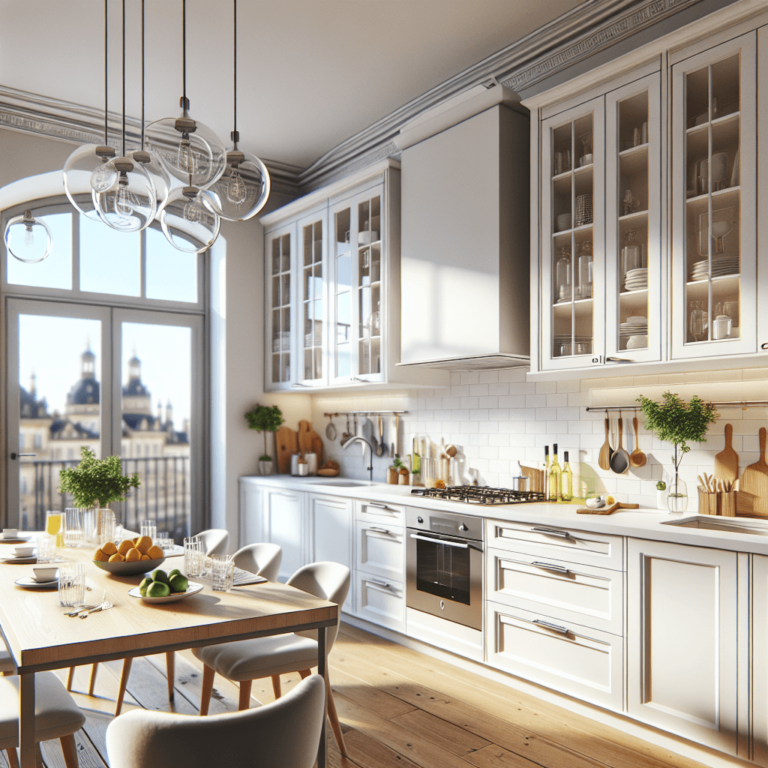 weiße Wohnküche-Dresden